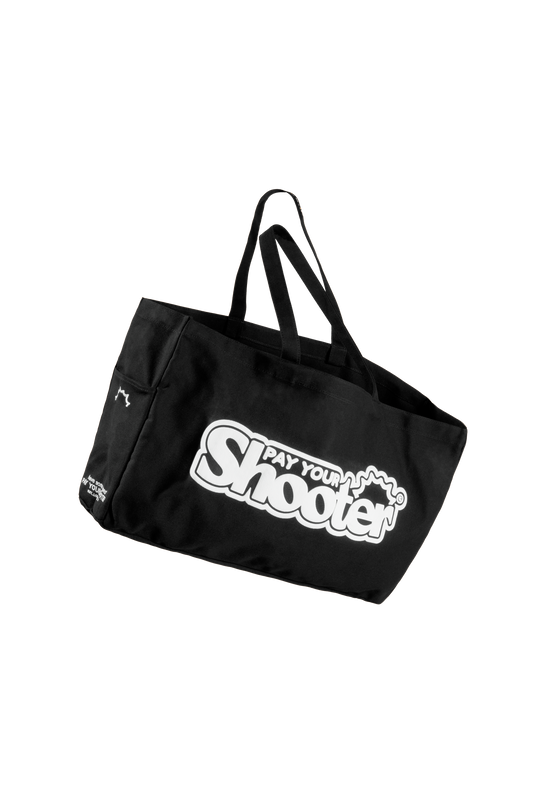 Big Black Canvas Tote