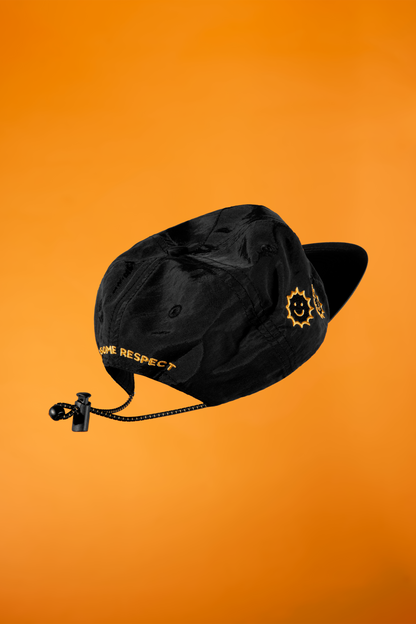 Nylon Cord Lock Black/Yellow Cap